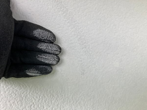 外壁塗装工事　チョーキングの確認