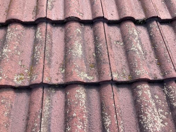 モニエル瓦の劣化状態　瀬戸市