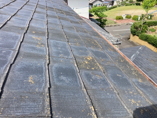 犬山市屋根点検　カラーベスト屋根