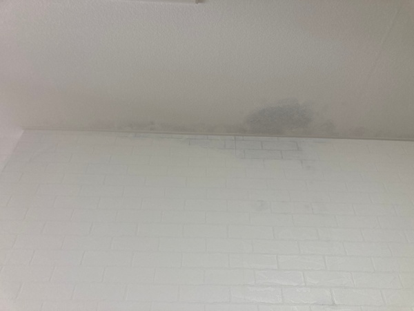 雨漏り調査　天井に雨染みが