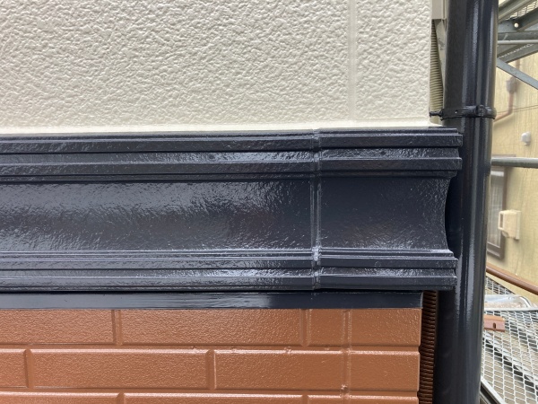 外壁塗装　サイディング　幕板の塗装