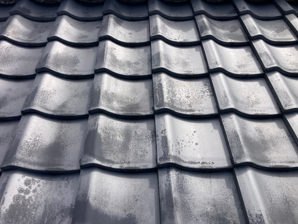 平瓦　ズレの確認