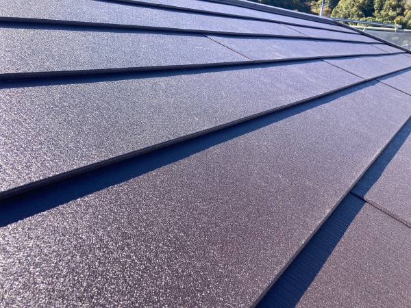 スーパーガルテクト　カバー工法工事完了