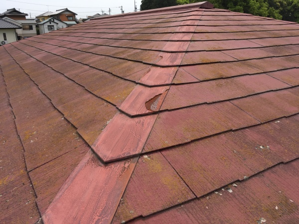 化粧スレート　現調　大屋根