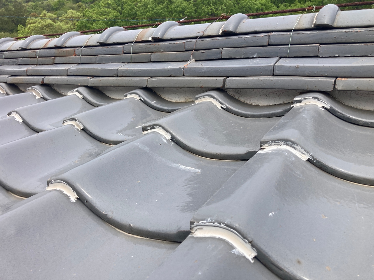 瓦屋根　特徴について漆喰