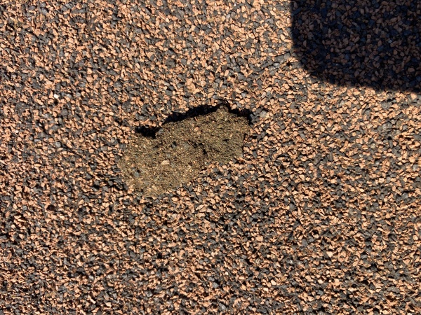 落下したものとの比較検証