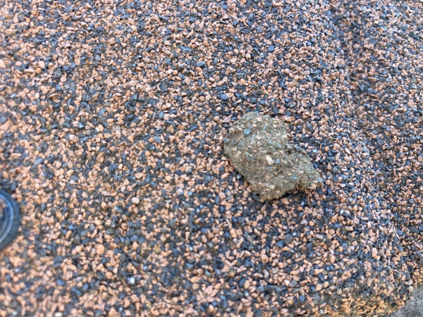 落下したものとの比較検証