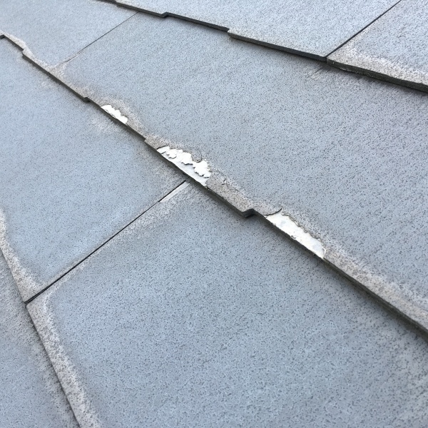 塗装の出来ない屋根　パミールの劣化