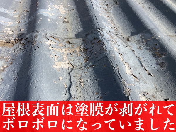 かわらUは塗装が困難な屋根材です