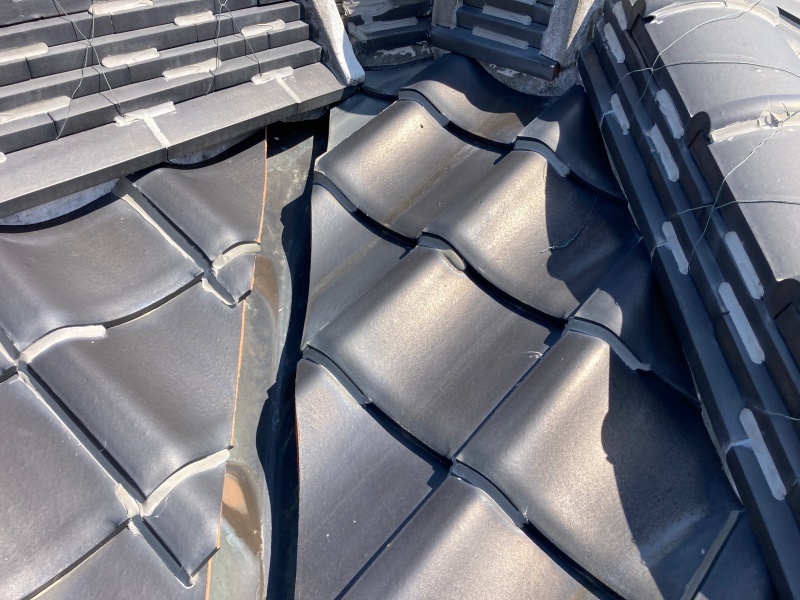 谷板金　銅板の劣化