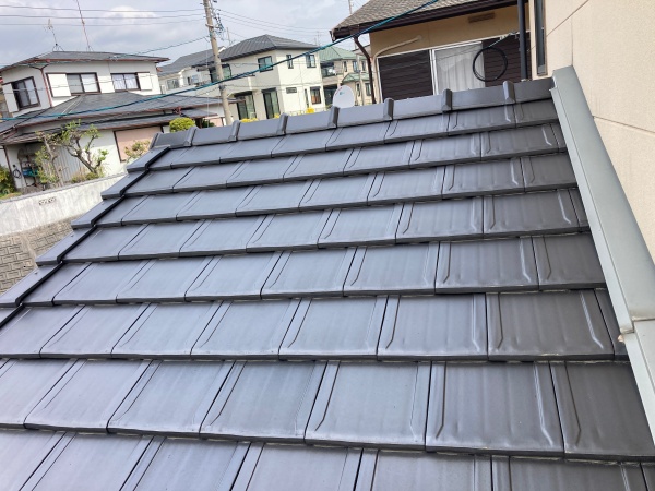 屋根瓦の確認です