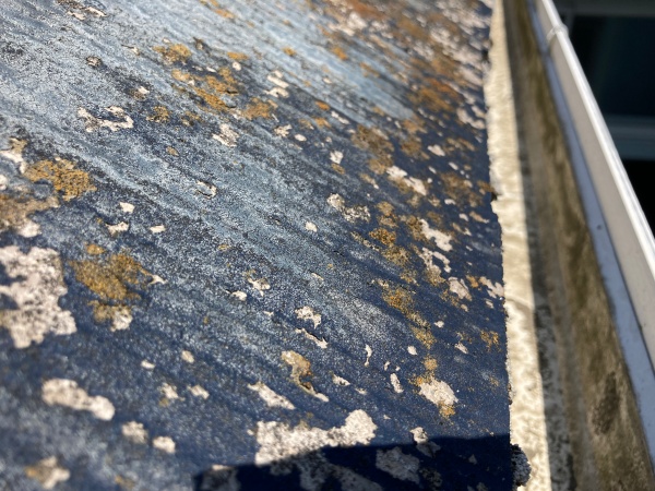 劣化　スレート塗装が難しい