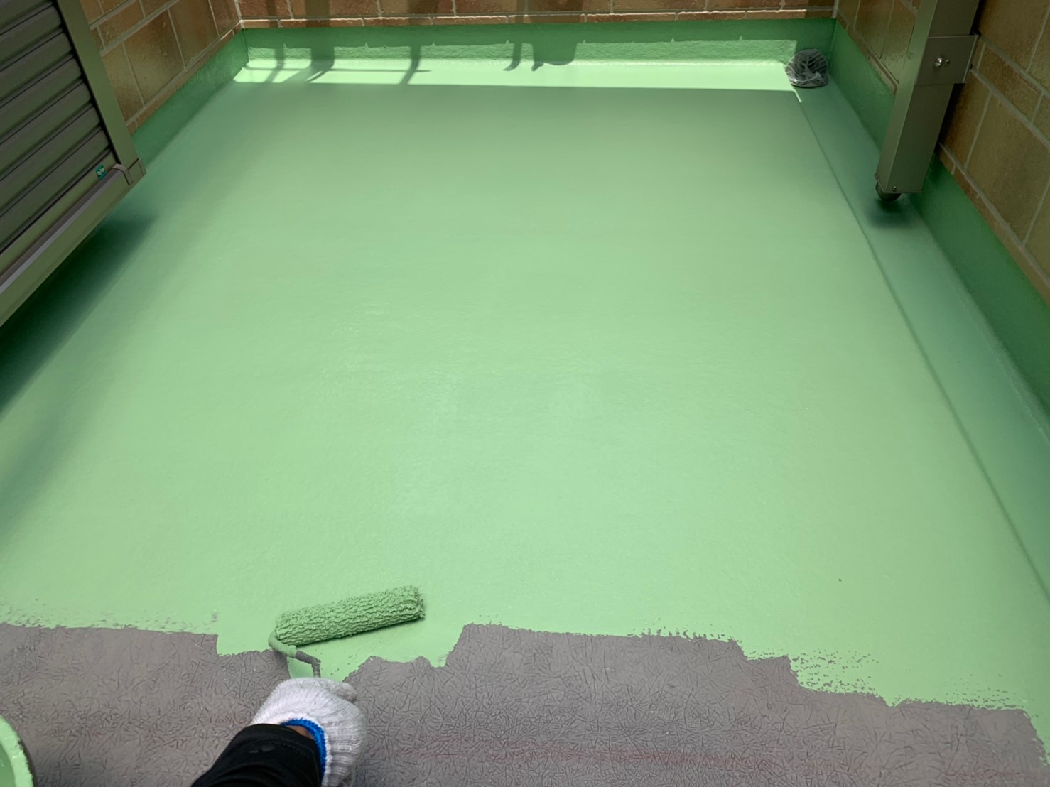 トップコート塗布