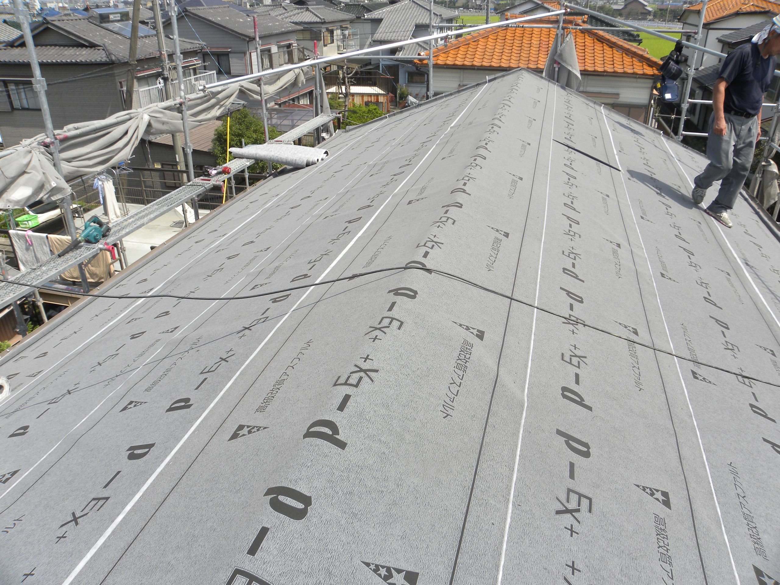 ルーフィング張り