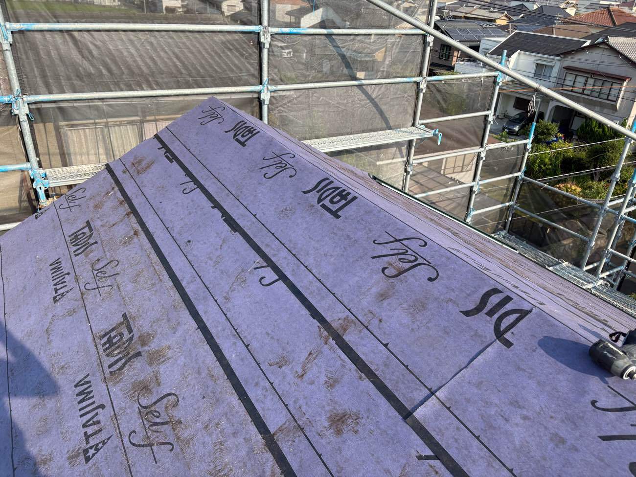 ルーフィング張り