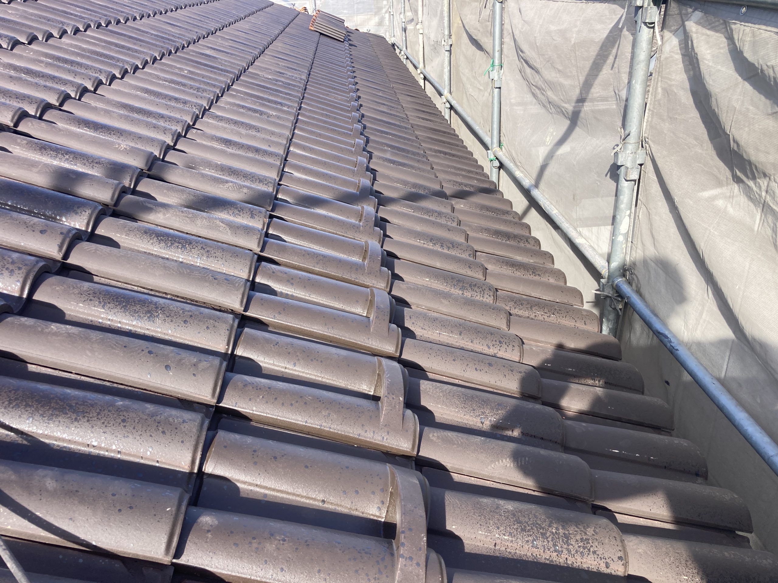 屋根葺き替え工事後1