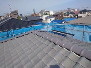 施工完了後の屋根全景