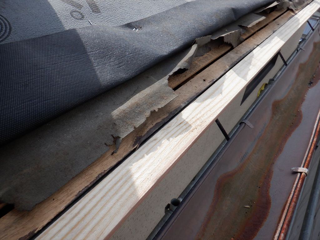 軒先・袖部の木材交換