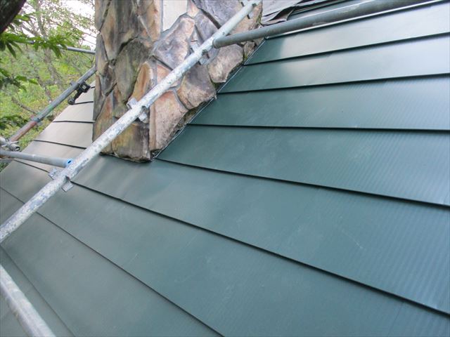 煙突廻り施工完了