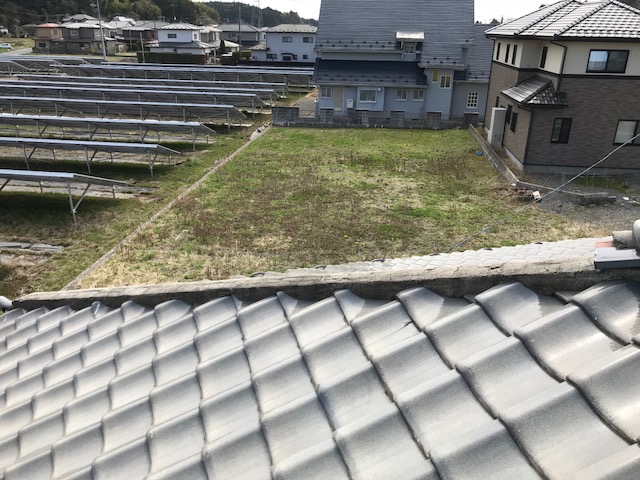 棟瓦のズレ落ち