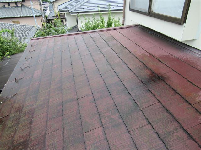 コロニアル屋根の劣化