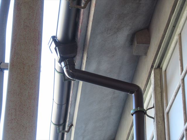 集水器取り付け完了