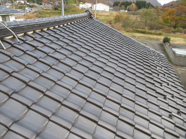 瓦ズレ、並べ直し