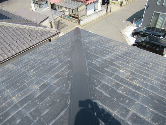 隅棟板金の様子