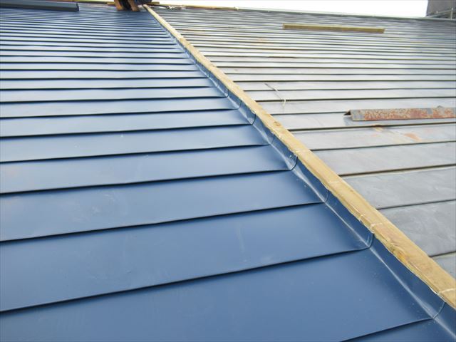 葺き替え部分繋ぎ目