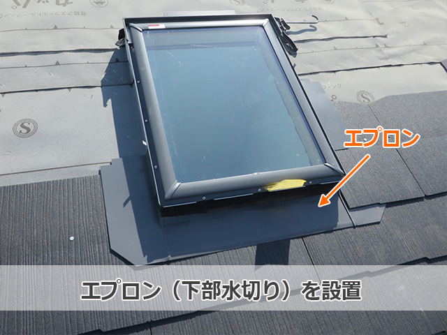 エプロン取付け