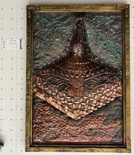 当店職人による工芸展入選銅板作品