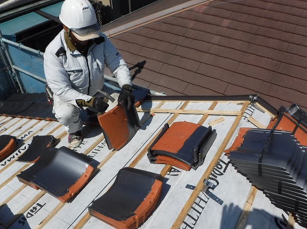 東広島市棟換気ケラバ工事