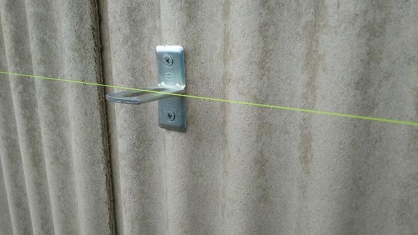 VUパイプ受け金取り付け