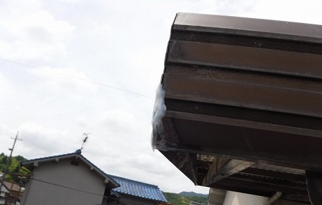 サッシ出隅コーキング