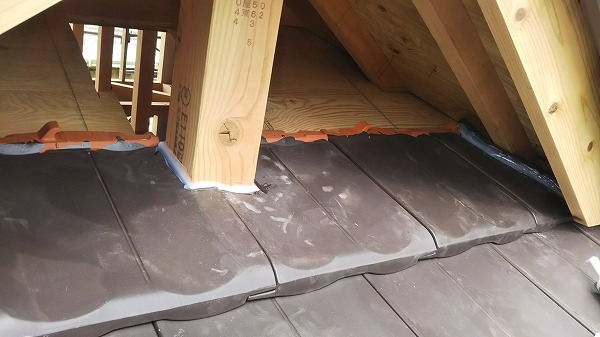 ドーマー部下瓦加工