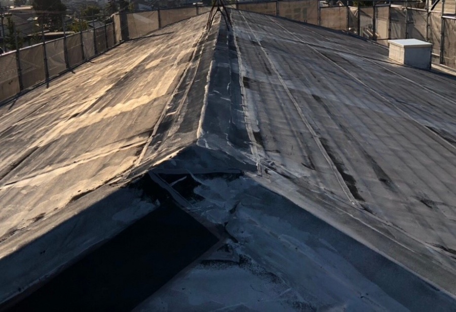 米原市のアパート屋根防水現場調査⑤