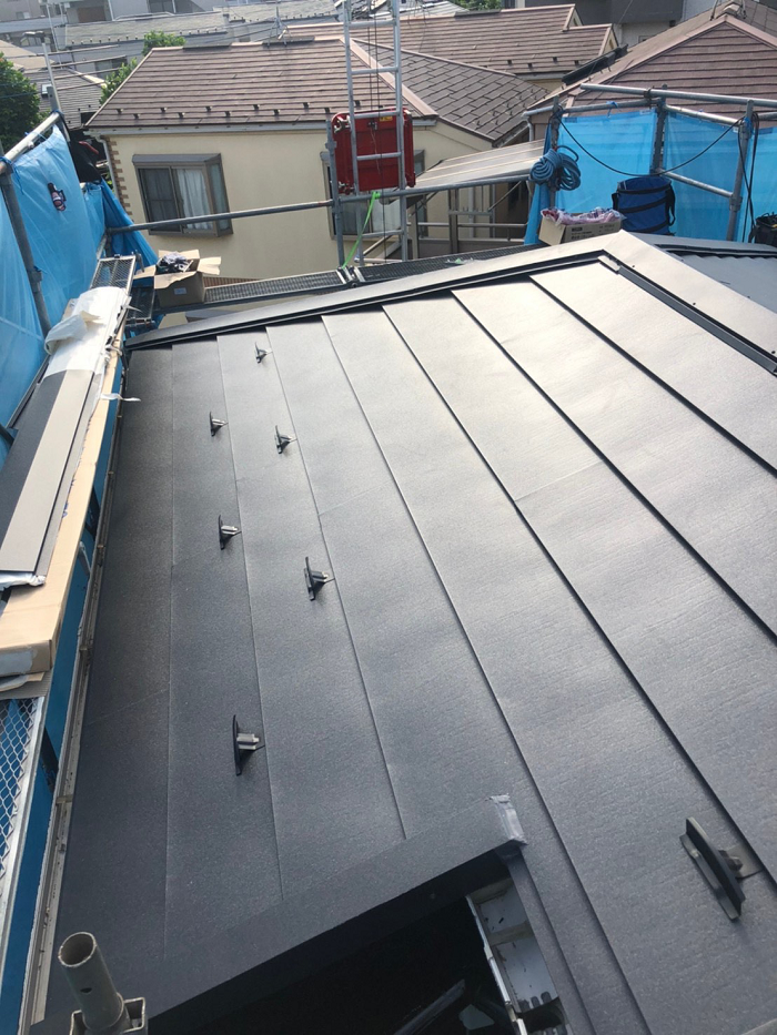 施工後の横暖ルーフ