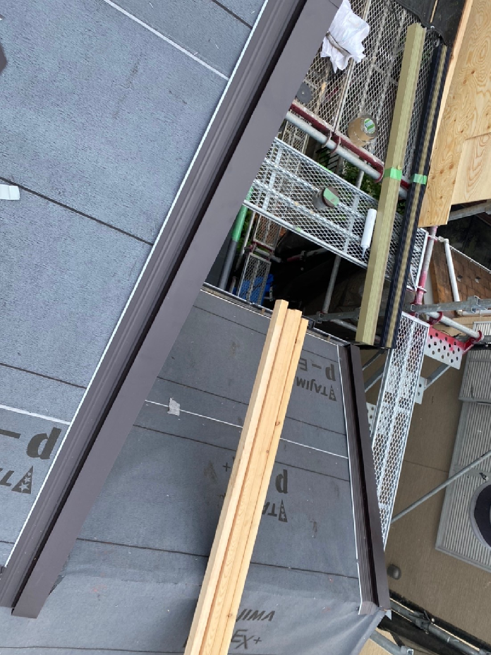 ケラバ水栗取り付け