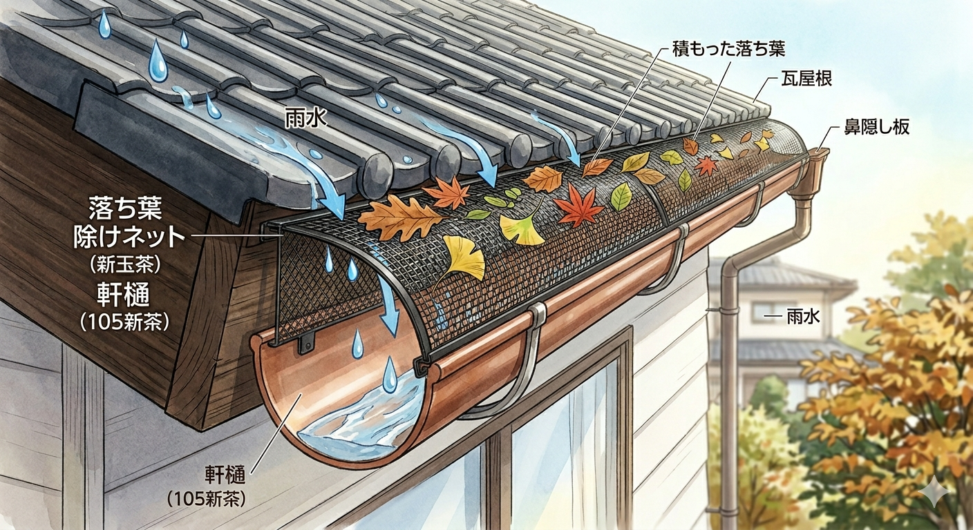 落ち葉除けネット