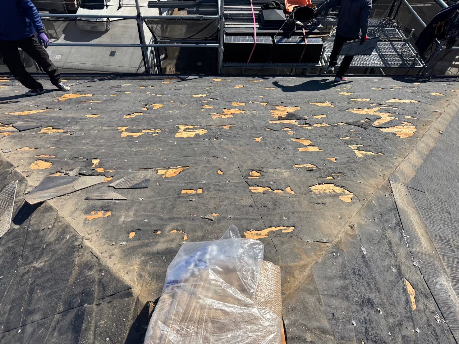 ルーフィングボロボロ