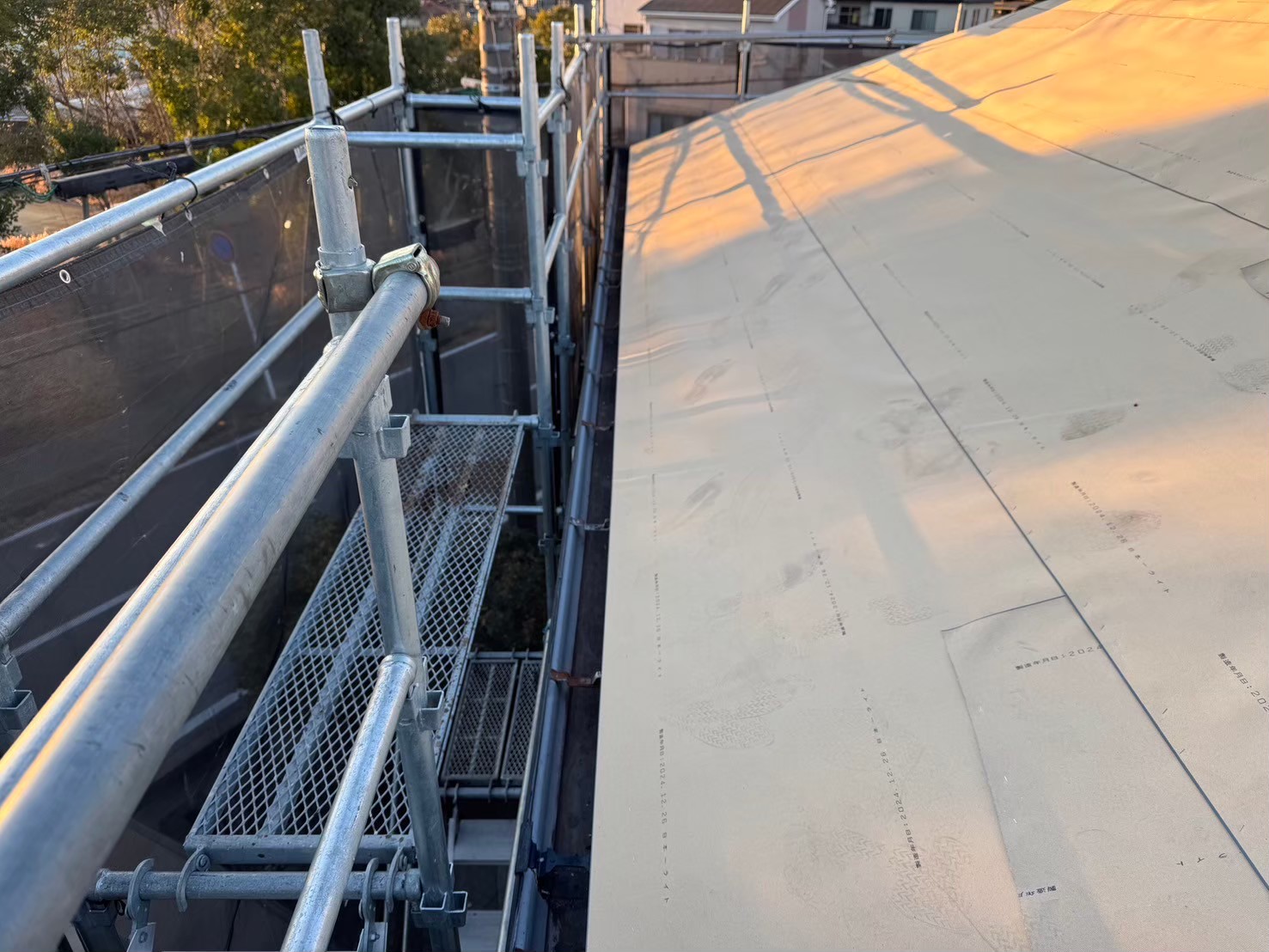 ルーフィング新設