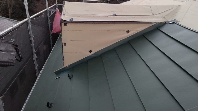 ドーマー窓周り施工