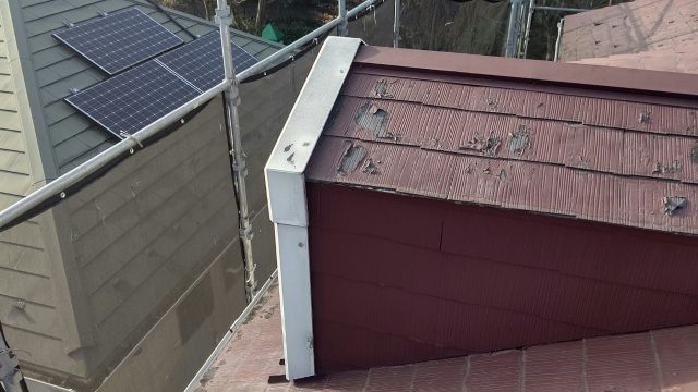 劣化したスレート屋根