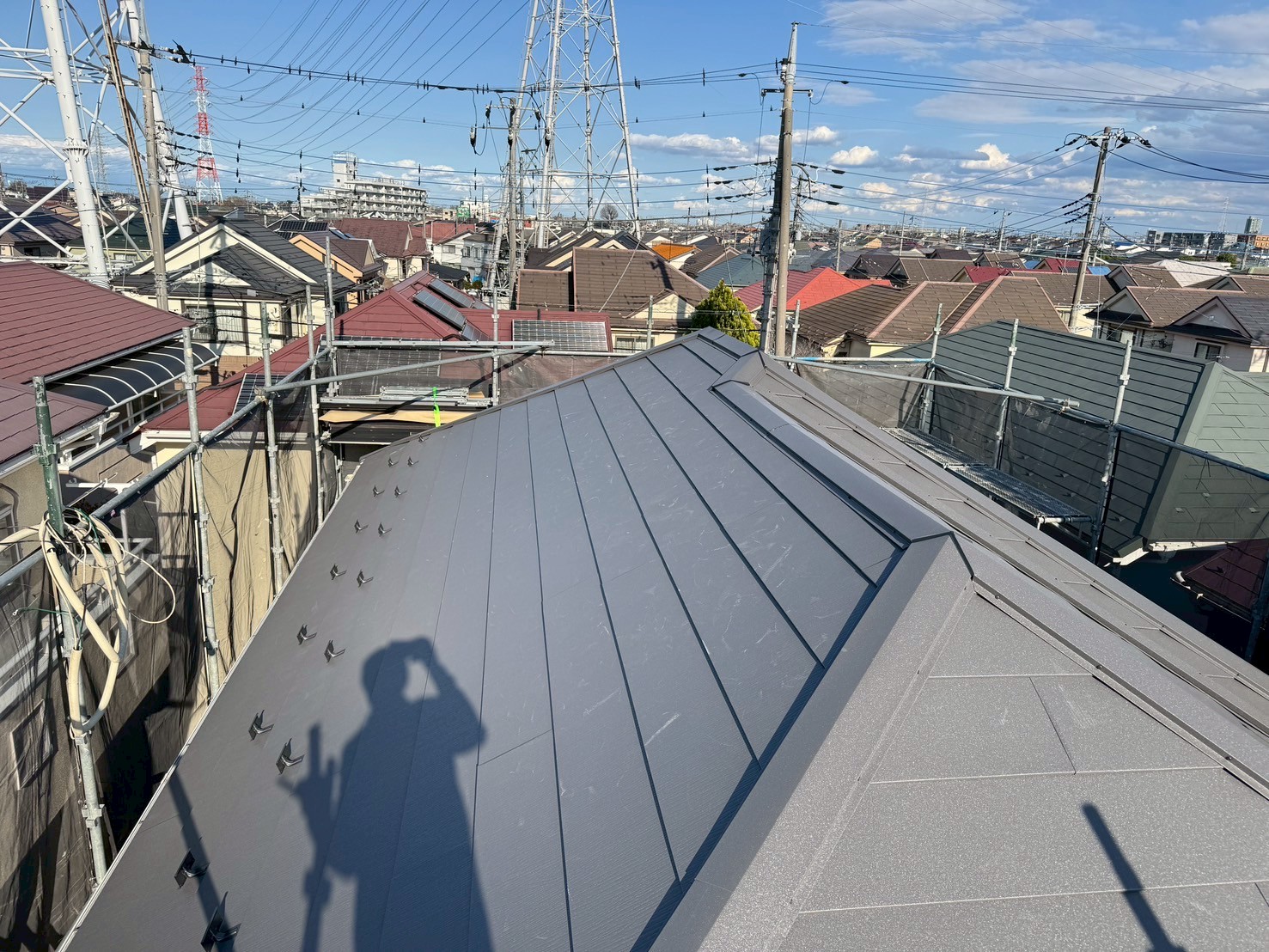 施工後屋根