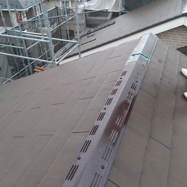 貫板交換工事　樹脂貫