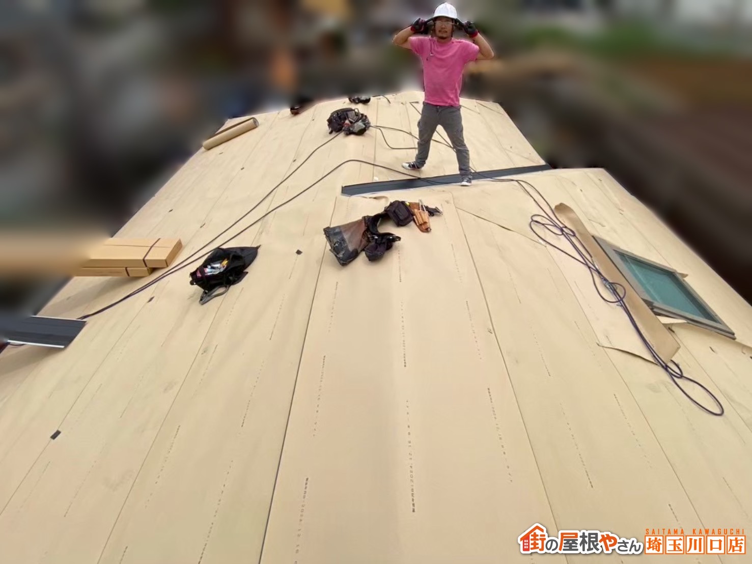 さいたま市　屋根カバー工事