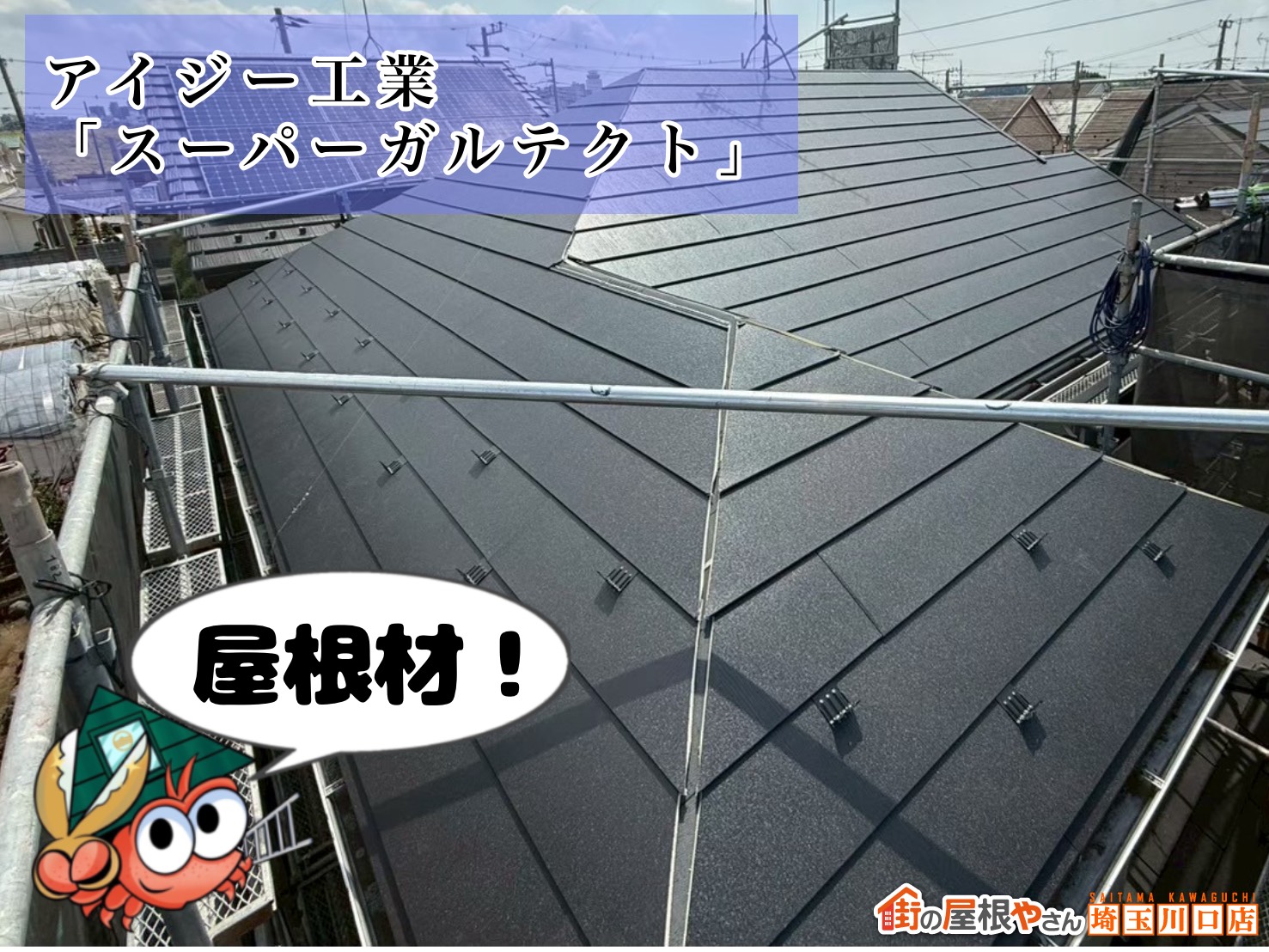 屋根材　アイジー工業｜スーパーガルテクトスーパーガルテクト