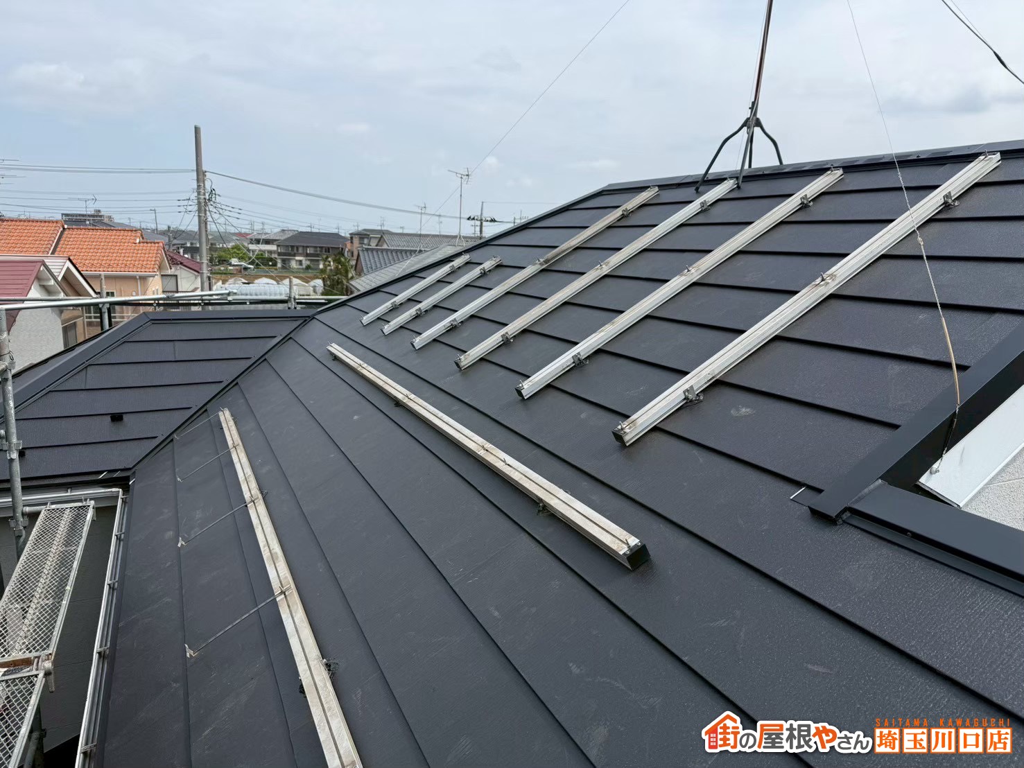 ソーラーパネルの下地