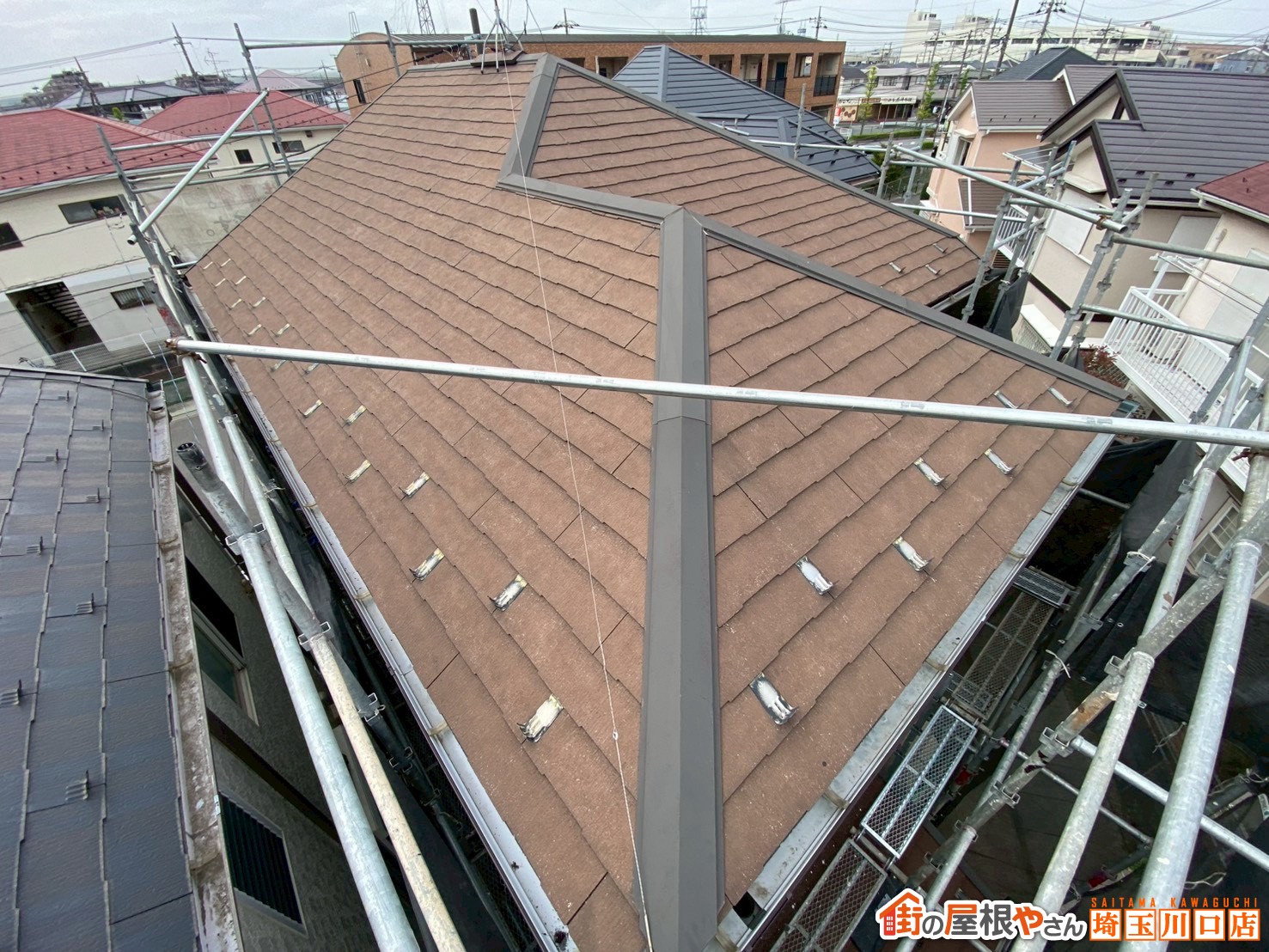 スレート屋根　施工前