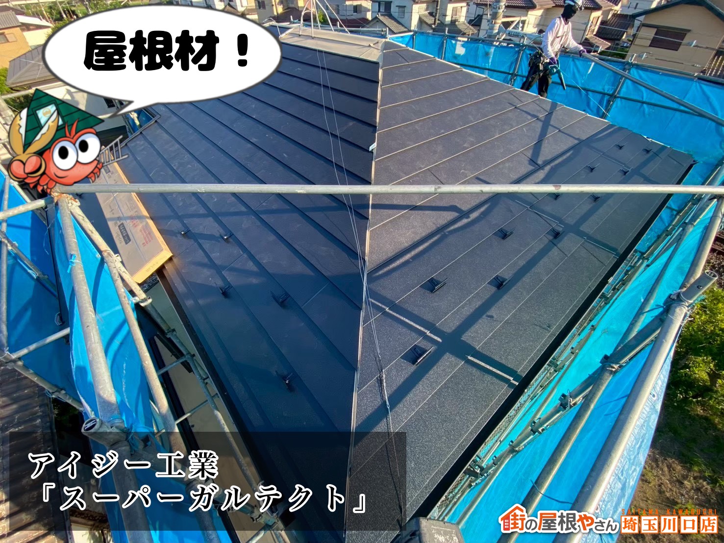 屋根材 アイジー工業|スーパーガルテクト